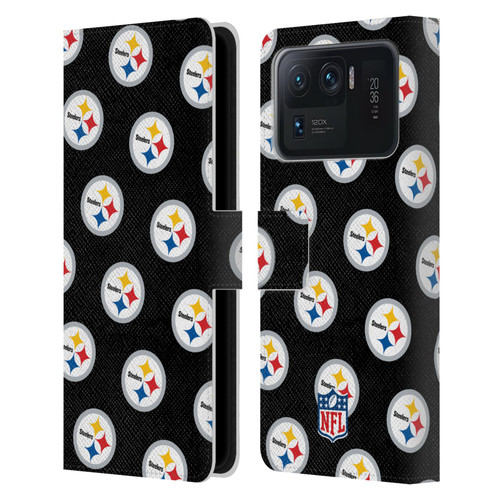 NFL Pittsburgh Steelers Artwork Patterns Leather Book Wallet Case Cover For Xiaomi Mi 11 Ultra