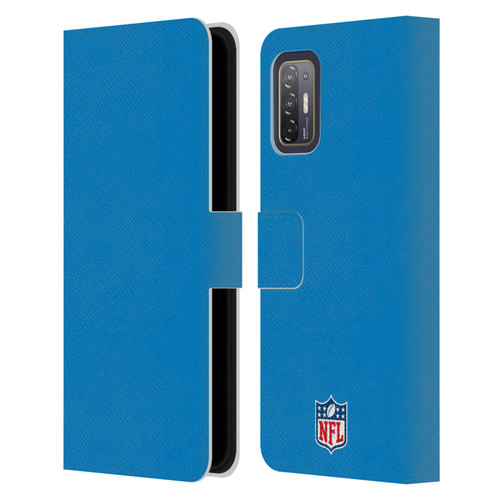 NFL Los Angeles Chargers Logo Stripes Leather Book Wallet Case Cover For HTC Desire 21 Pro 5G