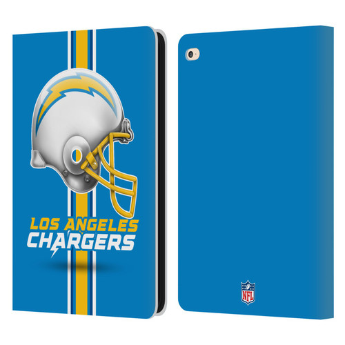 NFL Los Angeles Chargers Logo Helmet Leather Book Wallet Case Cover For Apple iPad Air 2 (2014)