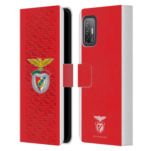S.L. Benfica 2021/22 Crest Kit Home Leather Book Wallet Case Cover For HTC Desire 21 Pro 5G