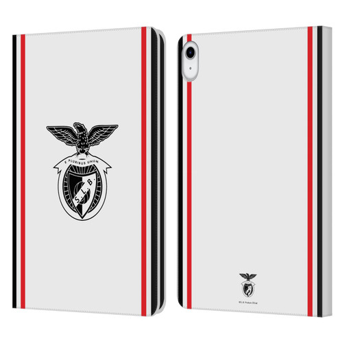S.L. Benfica 2021/22 Crest Kit Away Leather Book Wallet Case Cover For Apple iPad 10.9 (2022)