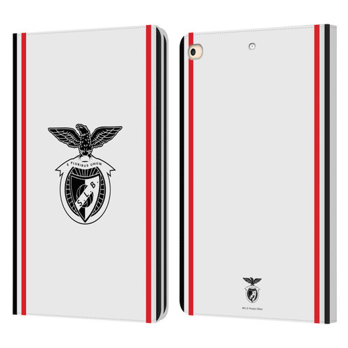 S.L. Benfica 2021/22 Crest Kit Away Leather Book Wallet Case Cover For Apple iPad 9.7 2017 / iPad 9.7 2018