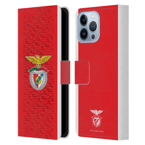S.L. Benfica 2021/22 Crest Kit Home Leather Book Wallet Case Cover For Apple iPhone 13 Pro Max