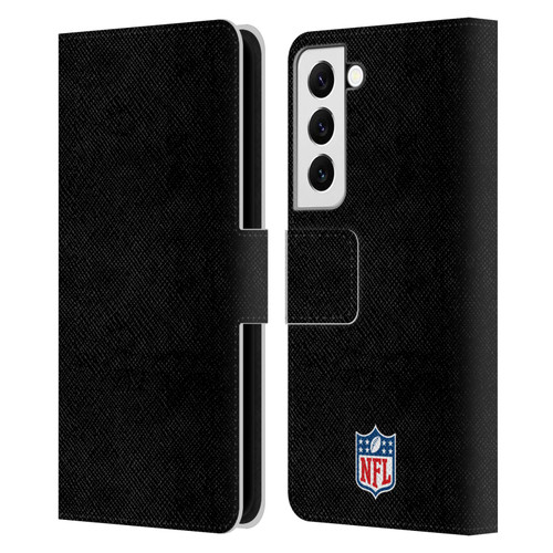NFL Los Angeles Chargers Logo Blur Leather Book Wallet Case Cover For Samsung Galaxy S22 5G
