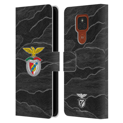 S.L. Benfica 2021/22 Crest Kit Goalkeeper Leather Book Wallet Case Cover For Motorola Moto E7 Plus