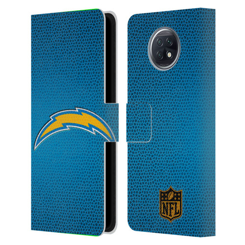 NFL Los Angeles Chargers Logo Football Leather Book Wallet Case Cover For Xiaomi Redmi Note 9T 5G