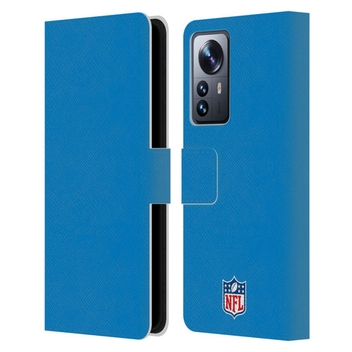 NFL Los Angeles Chargers Logo Stripes Leather Book Wallet Case Cover For Xiaomi 12 Pro