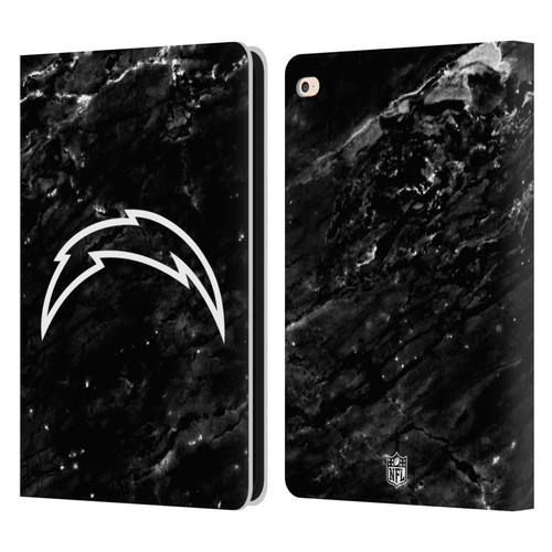 NFL Los Angeles Chargers Artwork Marble Leather Book Wallet Case Cover For Apple iPad Air 2 (2014)