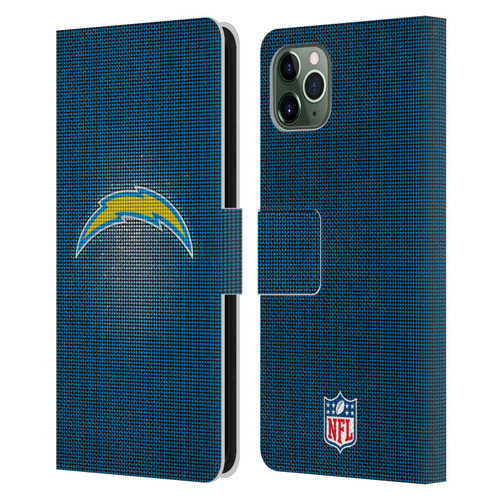 NFL Los Angeles Chargers Artwork LED Leather Book Wallet Case Cover For Apple iPhone 11 Pro Max