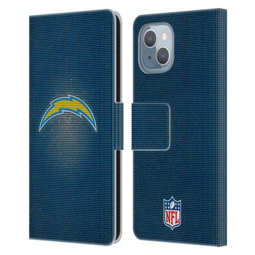 NFL Los Angeles Chargers Artwork LED Leather Book Wallet Case Cover For Apple iPhone 14