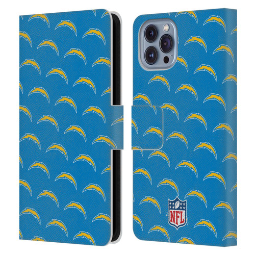 NFL Los Angeles Chargers Artwork Patterns Leather Book Wallet Case Cover For Apple iPhone 14