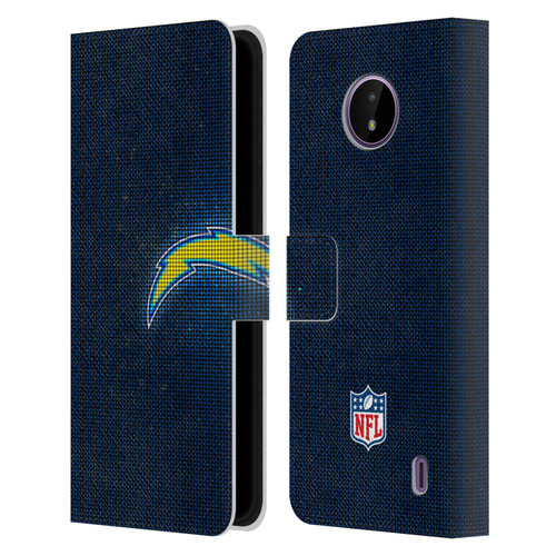 NFL Los Angeles Chargers Artwork LED Leather Book Wallet Case Cover For Nokia C10 / C20
