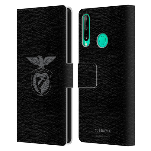 S.L. Benfica 2021/22 Crest Black Leather Book Wallet Case Cover For Huawei P40 lite E