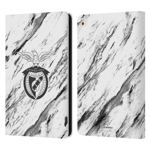 S.L. Benfica 2021/22 Crest Marble Leather Book Wallet Case Cover For Apple iPad Air 2 (2014)