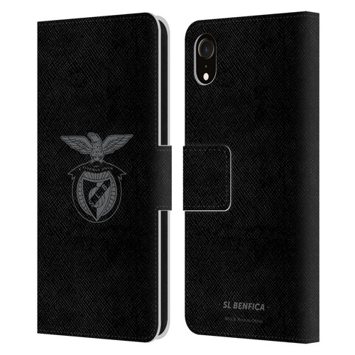 S.L. Benfica 2021/22 Crest Black Leather Book Wallet Case Cover For Apple iPhone XR