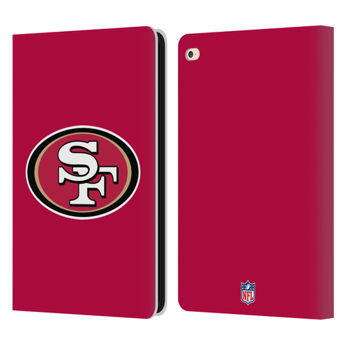 NFL San Francisco 49Ers Logo Plain Leather Book Wallet Case Cover For Apple iPad Air 2 (2014)