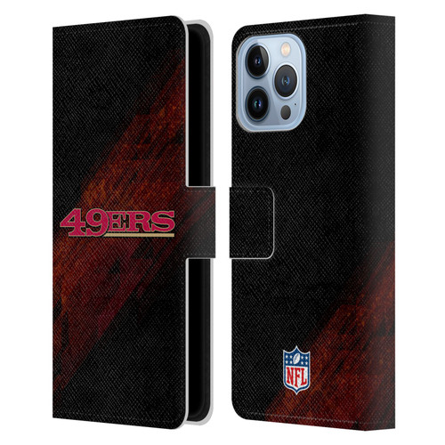 NFL San Francisco 49Ers Logo Blur Leather Book Wallet Case Cover For Apple iPhone 13 Pro Max