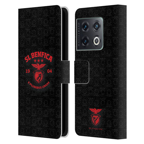 S.L. Benfica 2021/22 Crest E Pluribus Unum Leather Book Wallet Case Cover For OnePlus 10 Pro