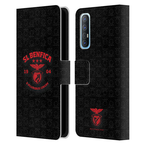 S.L. Benfica 2021/22 Crest E Pluribus Unum Leather Book Wallet Case Cover For OPPO Find X2 Neo 5G
