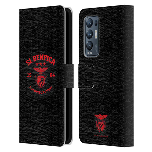 S.L. Benfica 2021/22 Crest E Pluribus Unum Leather Book Wallet Case Cover For OPPO Find X3 Neo / Reno5 Pro+ 5G