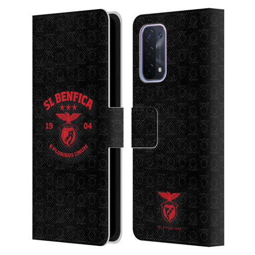 S.L. Benfica 2021/22 Crest E Pluribus Unum Leather Book Wallet Case Cover For OPPO A54 5G