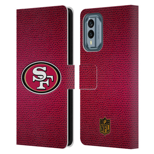 NFL San Francisco 49Ers Logo Football Leather Book Wallet Case Cover For Nokia X30