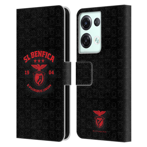 S.L. Benfica 2021/22 Crest E Pluribus Unum Leather Book Wallet Case Cover For OPPO Reno8 Pro