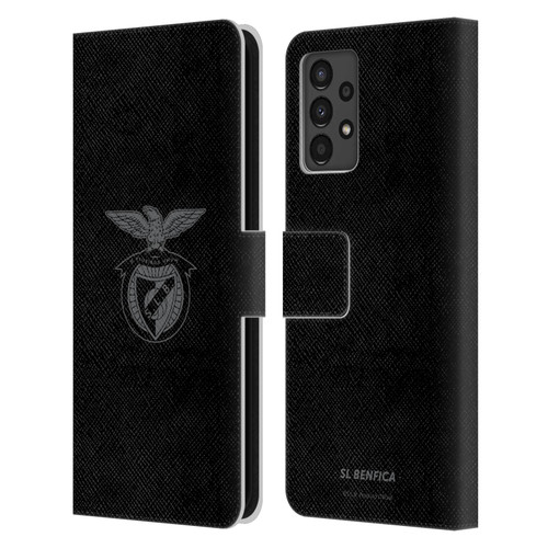 S.L. Benfica 2021/22 Crest Black Leather Book Wallet Case Cover For Samsung Galaxy A13 (2022)