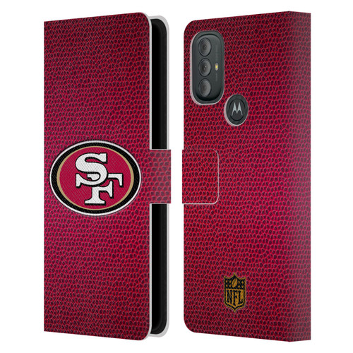 NFL San Francisco 49Ers Logo Football Leather Book Wallet Case Cover For Motorola Moto G10 / Moto G20 / Moto G30