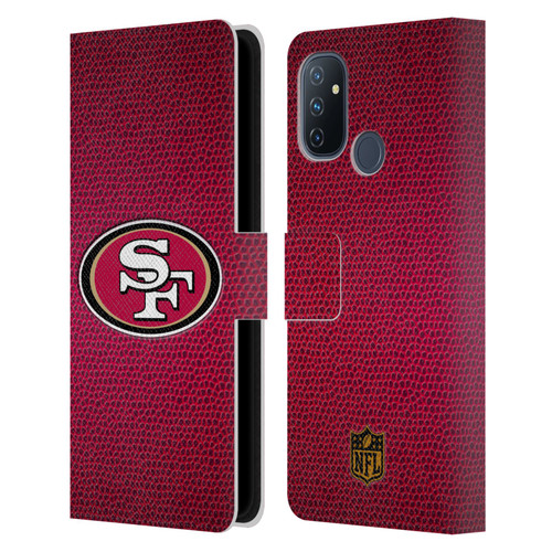 NFL San Francisco 49Ers Logo Football Leather Book Wallet Case Cover For OnePlus Nord N100