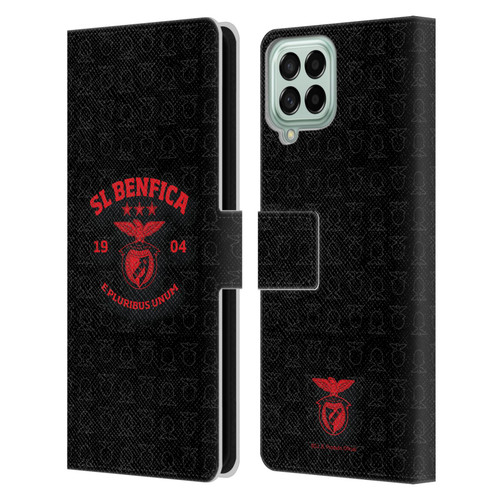 S.L. Benfica 2021/22 Crest E Pluribus Unum Leather Book Wallet Case Cover For Samsung Galaxy M33 (2022)