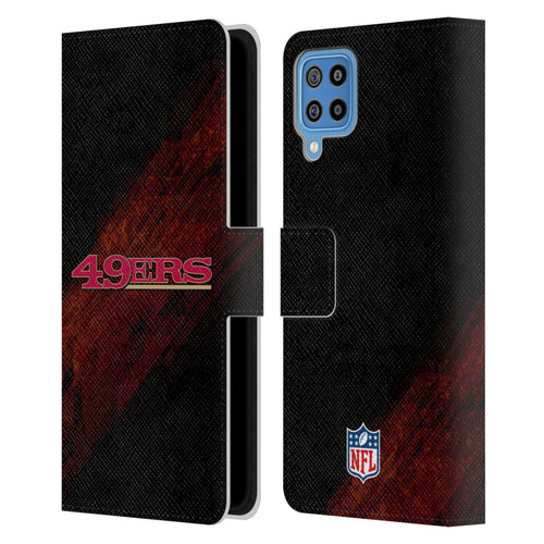NFL San Francisco 49Ers Logo Blur Leather Book Wallet Case Cover For Samsung Galaxy F22 (2021)