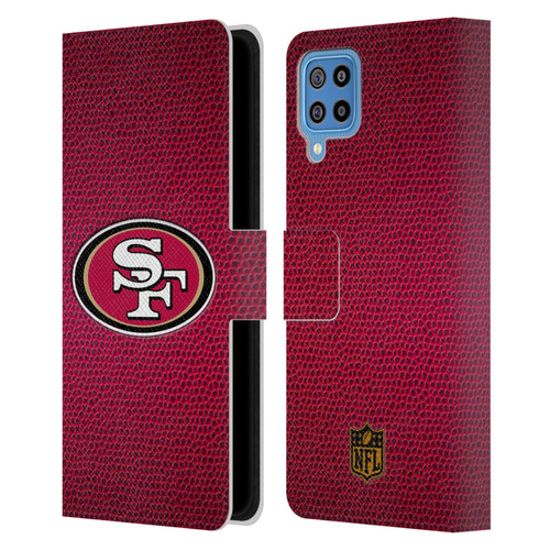 NFL San Francisco 49Ers Logo Football Leather Book Wallet Case Cover For Samsung Galaxy F22 (2021)