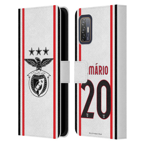 S.L. Benfica 2021/22 Players Away Kit João Mário Leather Book Wallet Case Cover For HTC Desire 21 Pro 5G