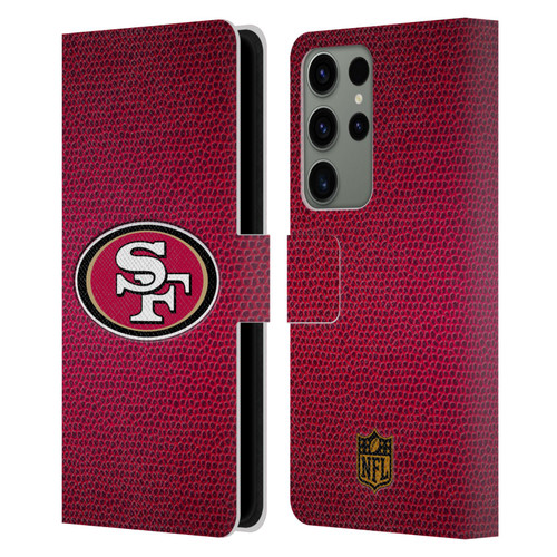 NFL San Francisco 49Ers Logo Football Leather Book Wallet Case Cover For Samsung Galaxy S23 Ultra 5G