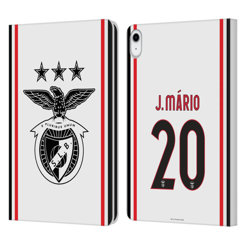 S.L. Benfica 2021/22 Players Away Kit João Mário Leather Book Wallet Case Cover For Apple iPad 10.9 (2022)