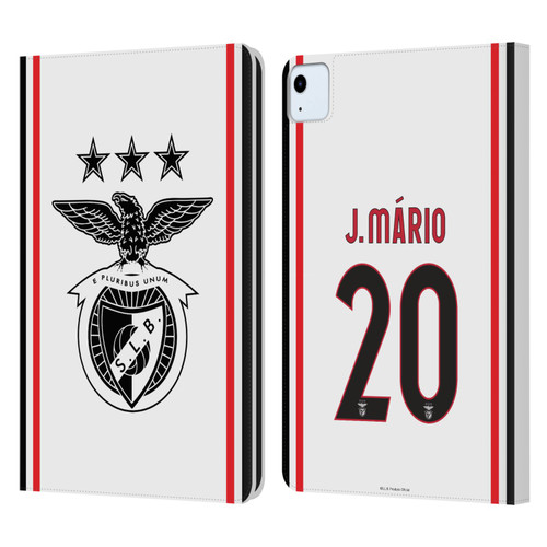 S.L. Benfica 2021/22 Players Away Kit João Mário Leather Book Wallet Case Cover For Apple iPad Air 2020 / 2022