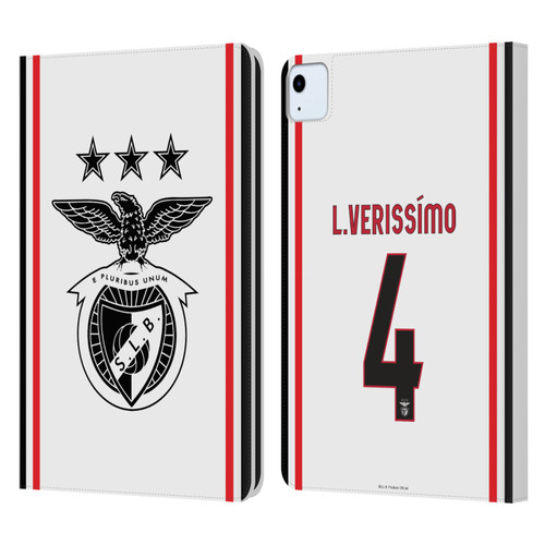 S.L. Benfica 2021/22 Players Away Kit Lucas Veríssimo Leather Book Wallet Case Cover For Apple iPad Air 2020 / 2022