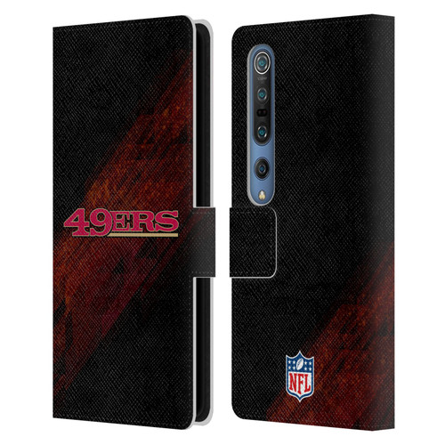 NFL San Francisco 49Ers Logo Blur Leather Book Wallet Case Cover For Xiaomi Mi 10 5G / Mi 10 Pro 5G