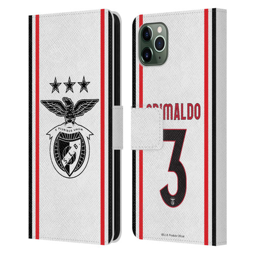 S.L. Benfica 2021/22 Players Away Kit Álex Grimaldo Leather Book Wallet Case Cover For Apple iPhone 11 Pro Max