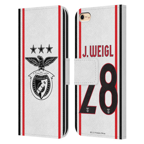 S.L. Benfica 2021/22 Players Away Kit Julian Weigl Leather Book Wallet Case Cover For Apple iPhone 6 / iPhone 6s