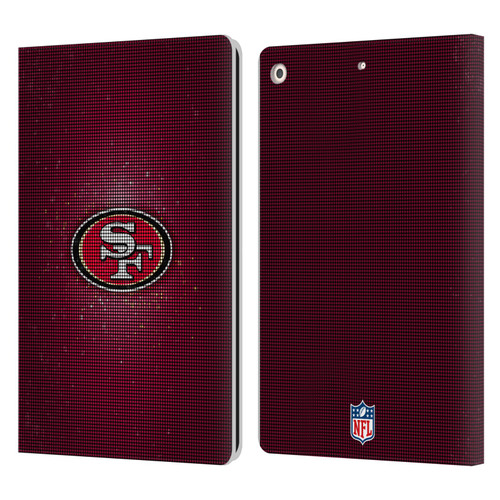 NFL San Francisco 49ers Artwork LED Leather Book Wallet Case Cover For Apple iPad 10.2 2019/2020/2021