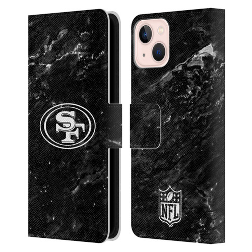 NFL San Francisco 49ers Artwork Marble Leather Book Wallet Case Cover For Apple iPhone 13 NFL San Francisco 49ers Artwork Marble Leather Book Wallet Case Cover For Apple iPhone 13