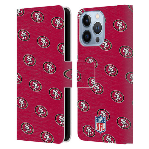 NFL San Francisco 49ers Artwork Patterns Leather Book Wallet Case Cover For Apple iPhone 13 Pro