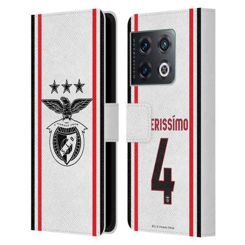 S.L. Benfica 2021/22 Players Away Kit Lucas Veríssimo Leather Book Wallet Case Cover For OnePlus 10 Pro