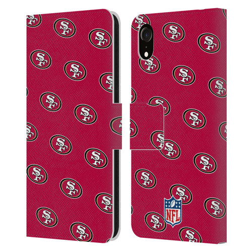 NFL San Francisco 49ers Artwork Patterns Leather Book Wallet Case Cover For Apple iPhone XR NFL San Francisco 49ers Artwork Patterns Leather Book Wallet Case Cover For Apple iPhone XR