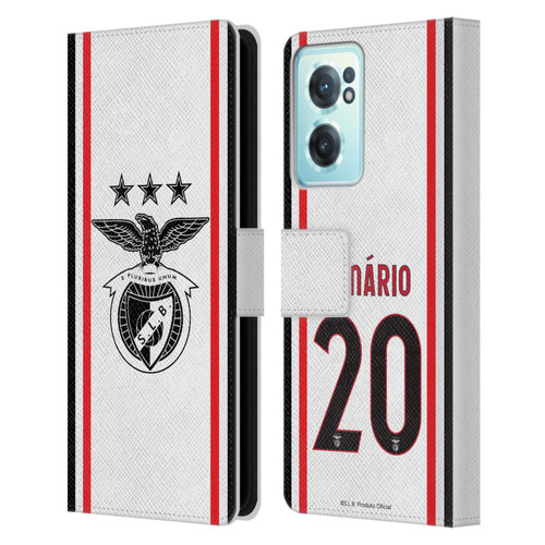 S.L. Benfica 2021/22 Players Away Kit João Mário Leather Book Wallet Case Cover For OnePlus Nord CE 2 5G