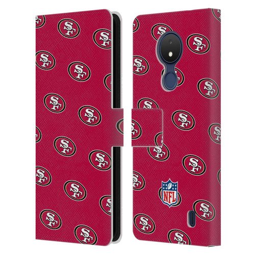 NFL San Francisco 49ers Artwork Patterns Leather Book Wallet Case Cover For Nokia C21