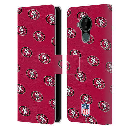 NFL San Francisco 49ers Artwork Patterns Leather Book Wallet Case Cover For Nokia C30
