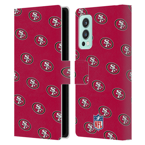 NFL San Francisco 49ers Artwork Patterns Leather Book Wallet Case Cover For OnePlus Nord 2 5G